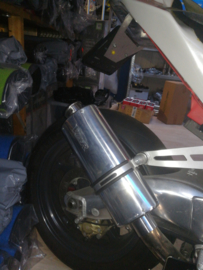 uitlaatdemper set  Viper shorty incl.linkpijp Aprilia RSV  Mille / Tuono `98-`04 (Demo)