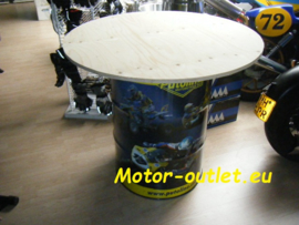 tafel Oil Drum Table (onbehandeld los blad)