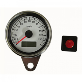 Universal Motor kilometermeter  Chrome  - 240kmh 1: 4