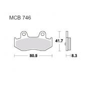 Remblok set Suzuki / Kawasaki SC250A1