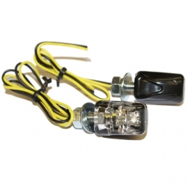 knipperlicht  Micro-LED   GELE leds /zwart huis E-keur