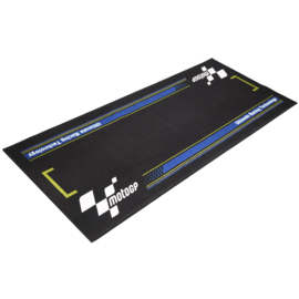 Garage Mat / Milieu Mat MotoGP  black/bleu Serie 4