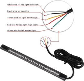 knipperlicht LED knipperlicht felxstrip met achterlicht en remlicht