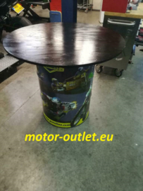 tafel Oil Drum Table (sigma coating zwart vast blad)