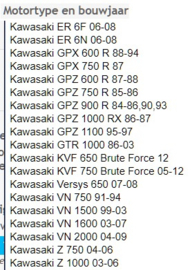 braking  rempomp revisie set TOURMAX MSB401 kawasaki Suzuki