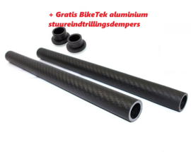 Clipons losse set clipon buizen (100% Carbon) 2 stuks