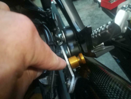 uitlaatdemper set  BOS FZ8 2010-2015 Carbon Ovaal (gebr / incl. gratis MONTAGE