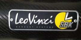 LeoVinci (LeoVince) Exhaust Systems Sticker/sign SBK 13cm Retro