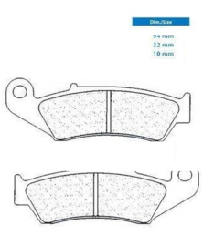 Remblok set Honda CRF450  FRDB2350QDN  VFR / RVF / NSR