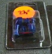 Haakse ventielenset 90 graden "blauw" 11.3mm hoekventiel