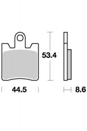 Remblok set Yamaha / Suzuki / Sym /  CPI /