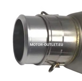 uitlaat Viper ALU 50mm naar 54mm  verloop dempermaat