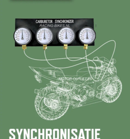 Synchroniseer  vacuüm meter set Profi VGA4 (max 4 cilinders)
