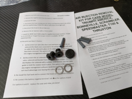 Air Injection Removal Kit for Triumph Bonneville, Thruxton, Scrambler