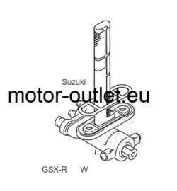 BENZINE kraan (A)  & afdichting Suzuki GSXR 1980-1992