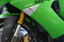 knipperlicht cover groen (voorkant) Links ZX6R 05-06