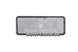 Reflector rechthoek  (8,5x3,5 cm) Wit