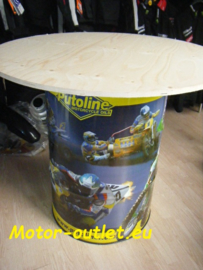 tafel Oil Drum Table (onbehandeld los blad)