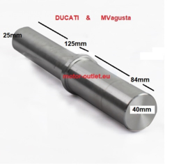 as pin asdoorn enkelzijdige achterbrug Ducati   40mm