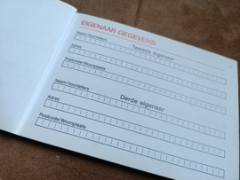 Manual Garantieboekje Honda CBR600F PC35 1993-....