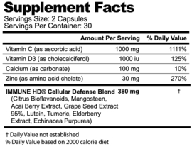 Immune HD - Vyotech - 60 caps