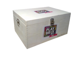 PlayBrix MEGA PRO-Pack 1500st in 3 houten kisten.