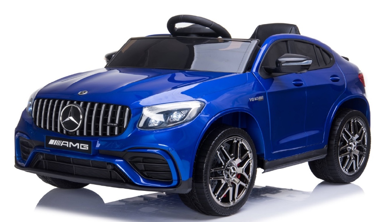Mercedes-Benz GLC 63S V8 Bi-Turbo,metallic Blue-paint, 12V, leder,eva, 2.4ghz rc (5688blue)