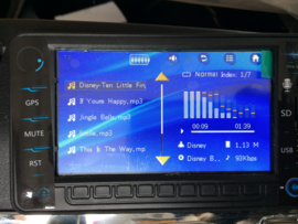 Ford Ranger F-650 wildtrack Mp4 scherm, mp4 tv screen