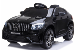 Mercedes-Benz GLC 63S V8 Bi-Turbo,metallic zwart, 12V, leder,eva, 2.4ghz rc (5688zw)