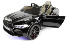 BMW M5, 24V metallic zwart, Mp4 TV, dubb 24V motoren, eva, (SX2118zw)