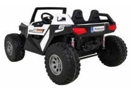 24V Beach buggy  Wit, High speed 15km/h, 2 zitter, 2.4ghz, softstart, 4x4, eva, leder (SX1929wt)