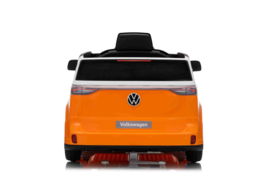 Volkswagen ID Buzzz, Orange, 12V7ah, RC, leder, rubberbanden. (HL718or)