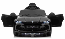 BMW M4  metallic zwart, 12V, dubb motoren, eva, (SX2418zw)