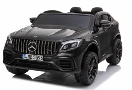 Mercedes-Benz GLC 63S, 2 zitter, metallic zwart, 12V, Mp4 TV, 4wd, leder,eva, 2.4ghz RC (XMX-608zw)