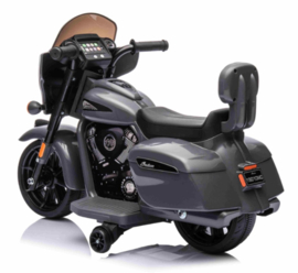 Indian Chieftain 6V grijs motorbike, met zijwielen  (IndianGrey)