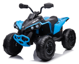 CAN-AM Maverick Blue, Quad, 12V10ah, 4WD, leder, RC. (CA002blue)