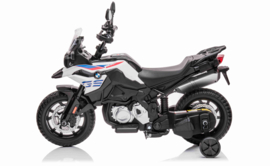 BMW GS850 Adventure All-Road, wit, groot model, 2x12v motors, eva(JT5002A/wt)