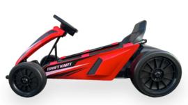 Drift Kart 24V RED ,Side Skirt edition, 2x12V9ah accu, 15Km/h, 200W motoren  (SX1968rd)