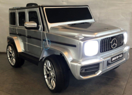 Mercedes-Benz  G63///AMG,  Zilver metallic, FM,leder, BlueTooth,  (S306zil)