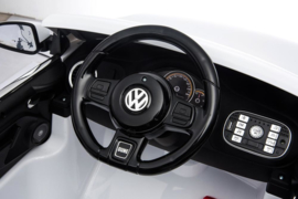 VW Dune Beetle roze, 12V , eva, leder, FM radio , Bluethooth, 2.4ghz afstandsbediening ( S303pk)