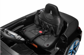 BMW i4  metallic zwart, 12V, dubb motoren, eva, leder, 2.4ghz RC (JE1009zw)