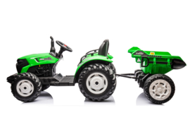 24V Tractor Groen + aanhanger/kipper (HC-306+Tgr)