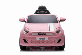 Fiat 500 Licentie auto Roze, 12V, 2.4ghz softstart RC, ( FiatPK)