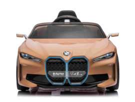 BMW i4  Performance, Gold edition, 12V, dubb motoren, eva, leder, 2.4ghz RC (JE1009gd)