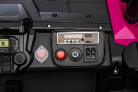 24V Honda Talon UTV buggy roze, 2 zits, leder, rc,eva,24V9ah accu (H966pk)
