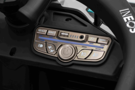 F1 Mercedes ///AMG PETRONAS Race auto, 12V, leder look, eva (MB-F1)