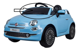 Fiat 500 raam blauw