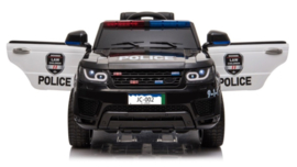 JC-002 Black and white police car, 12v7ah, eva,RC,2wd,leather        5-11-2024