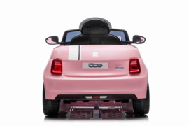 Fiat 500 Licentie auto Roze, 12V, 2.4ghz softstart RC, ( FiatPK)