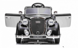 Audi Horch Retro-auto, zwart metallic,  2.4ghz softstart, leder, Eva,  (JE1005zw)